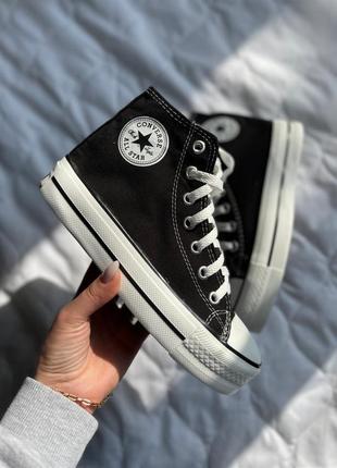 Женские кеди converse lift hight black 36-37-38-39-40