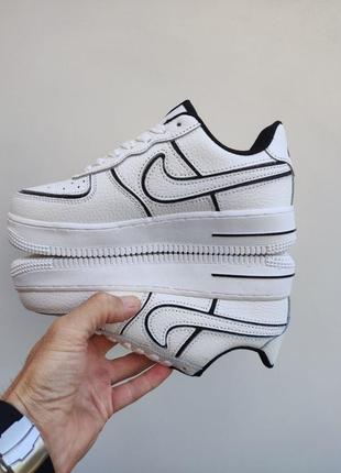 Кросівки nike air force 1`07 white&black5 фото