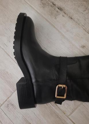 Шкіряні чоботи zara6 фото