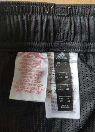 Подростковые спортивные шорты с встроенными трусами adidas,  9-10  лет7 фото
