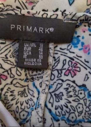 Легка блуза primark в квітковий принт4 фото