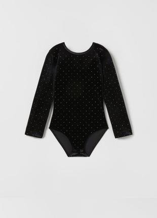 Боді зі стразами zara