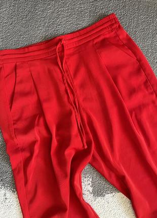 Червоні брюки stradivarius розмір м 38 3