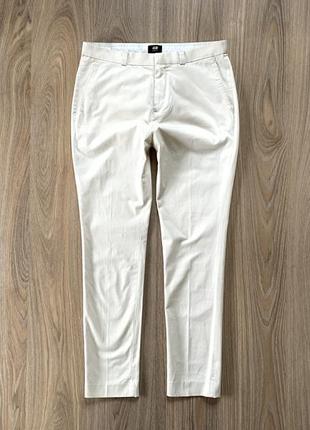 Мужские классические штаны брюки h&m skinny fit