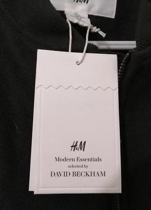 Куртка бомбер h&m david beckham  wool bomber3 фото