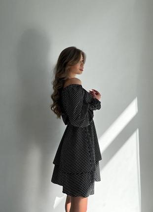 Сукня з подвійною спідницею софт7 фото