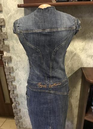 Платье джинсовое стречевое 464 фото
