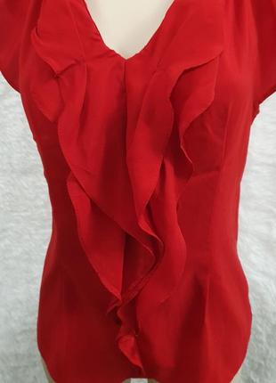 Шикарная блуза с воланом