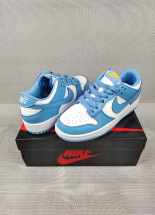 Жіночі кросівки nike sb dunk low blue9 фото