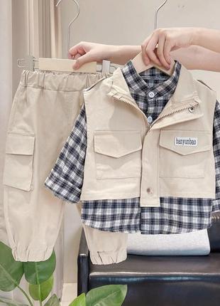 Костюм тройка для мальчика