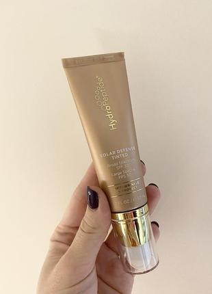 Зволожуючий, матуючий сонцезахисний крем hydropeptide solar defense tinted spf, 50 ml