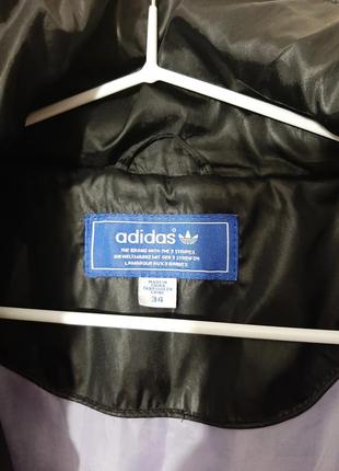 Адидас adidas куртка бомбер пуховик демисезонный чёрный стёганый наполнитель пух+перо женская10 фото