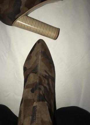 Ботильоны носки с острым носком облегающие сапоги5 фото