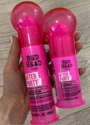 Разглаживающий крем для укладки и рестайлинга tigi bed head after party smoothing cream1 фото