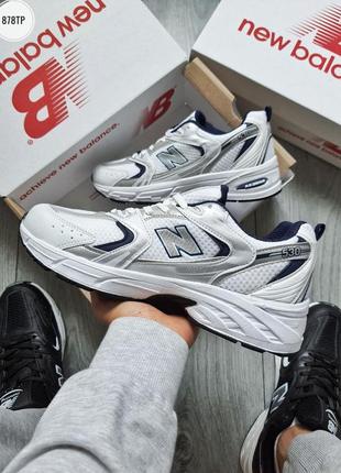 Кроссовки мужские new balance серые синие / кросівки чоловічі нью баланс сірі сині кроссы3 фото