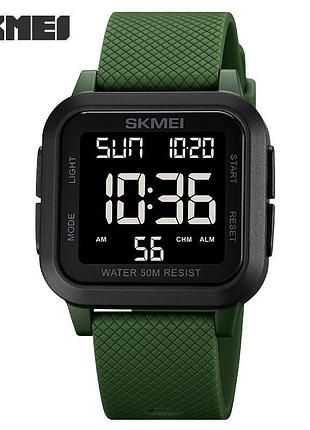 Спортивний чоловічий годинник skmei 1894 all black-military wristband водостійкий наручний кварцевий