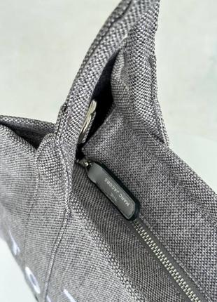 Сумка marc jacobs tote bag textile grey5 фото