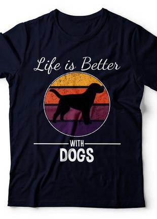 Футболка youstyle dogs 0815 xxxl black