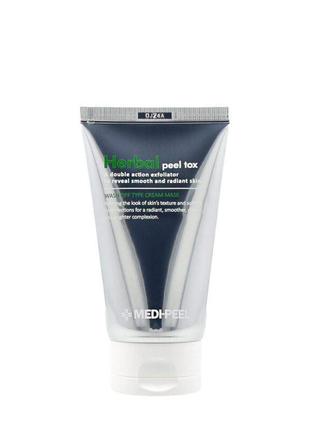 Маска-пілінг очищаюча з ефектом детоксу medi-peel herbal peel tox wash off type cream mask 120 ml