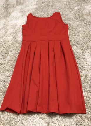 Плаття червоне, розмір 16