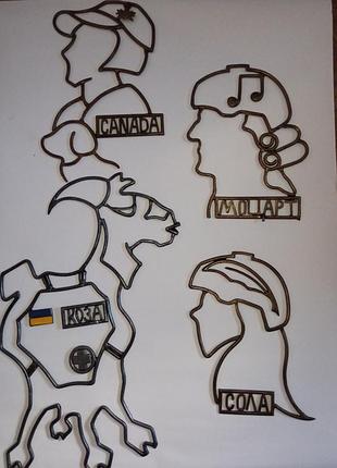 Пано из металла