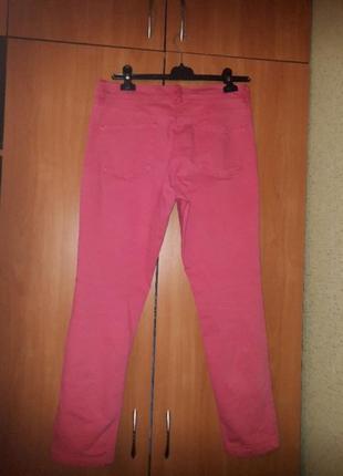 Яркие розовые джинсы2 фото