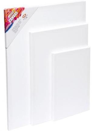 Набор полотен для рисования на подрамнике 3шт, грунтованные, хлопок (20х30, 30х40, 40х50) холстов knz