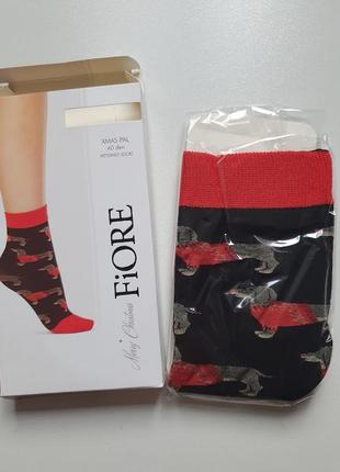 Жіночі шкарпетки із собачками fiore