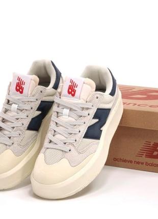 Замшеві кеди new balance beige у бежевому кольорі(36-41)