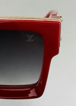 Жіночі в стилі louis vuitton сонцезахисні окуляри великі червоні10 фото