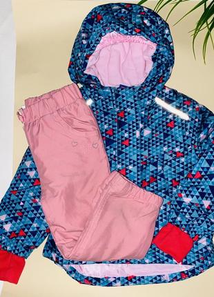 Термокурточка + штаны фирмы lupilu для девочки на 1.5-2 рочки, может быть чуточку дольше. размер: 86/92