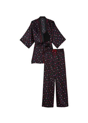 Victoria's secret пижама пижама халат набор набор комплект выктория сикрет виктория сикрет3 фото