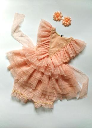 Нежное платье на годик