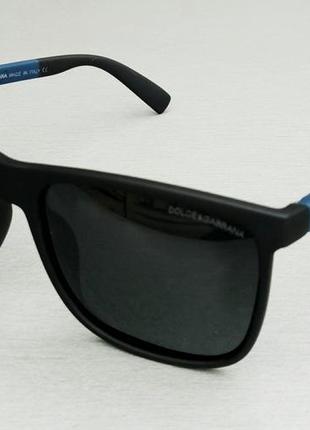 Dolce & gabbana очки мужские солнцезащитные поляризированые в матовой оправе1 фото