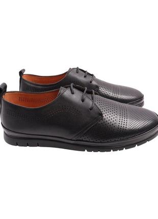 Туфлі чоловічі ridge чорні натуральна шкіра, 44