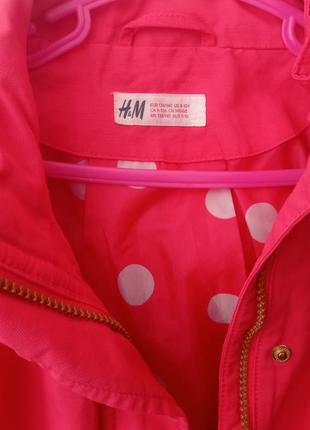 Куртка курточка плащ h&amp;m 8-10 лет ветровка ветровка2 фото