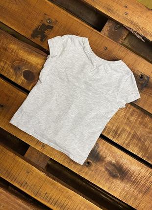 Детская футболка с оборками george (джордж 4-5 лет 104-110 см идеал оригинал серая)2 фото