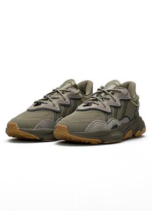 Кроссовки adidas originals ozweego khaki4 фото