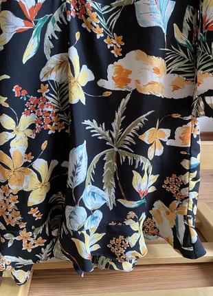 Комбинезон с шортами в цветочный принт zara l3 фото
