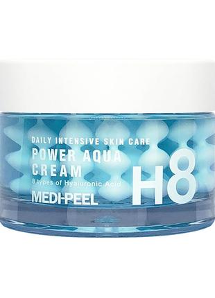 Medi-peel h8 hyaluronic acid formula daily intensive skin care power aqua cream интенсивно увлажняющ3 фото