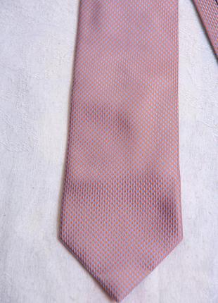 Стильный  фактурный галстук с отливами george