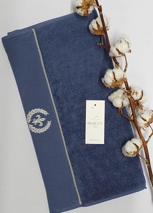 Полотенце maison d'or seymour 50x100 blue mat mavi