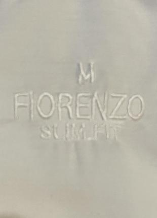 Фирменная,белая ,коттоновая рубашка florenzo4 фото