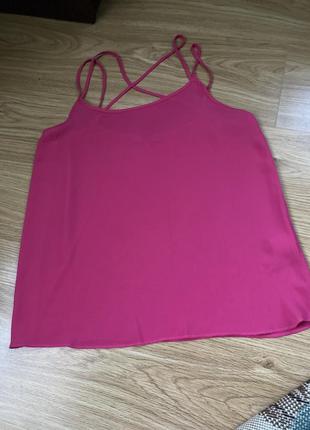 Майка топ фуксия