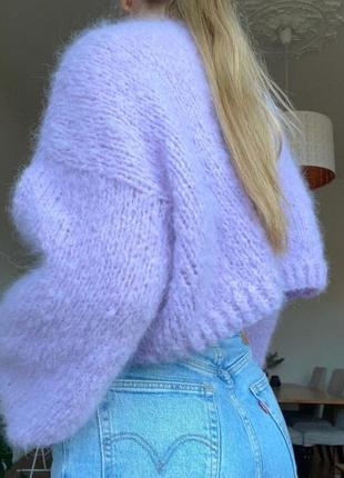 Кроп-свитер из шерсти альпака2 фото