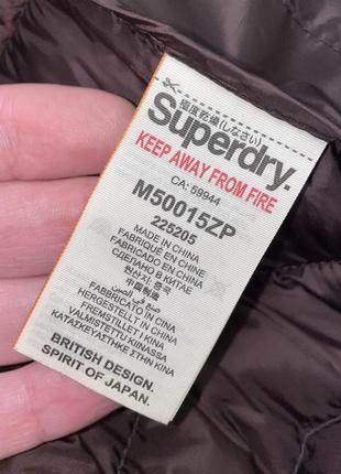 Мікропуховик superdry, оригінал, розмір s5 фото