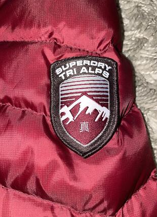 Мікропуховик superdry, оригінал, розмір s8 фото