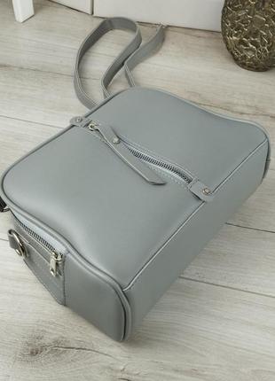 Стильна сумочка, сірого кольору3 фото
