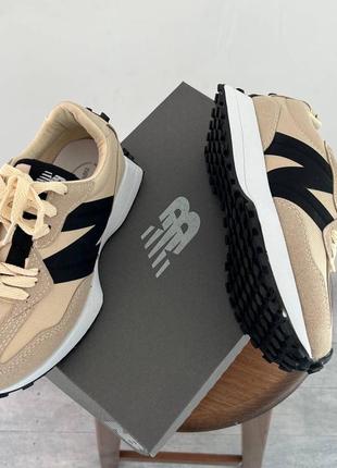 Кросівки nb 327 beige/black3 фото