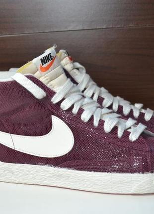 Nike blazer mid vintage 39р  кожаные кроссовки кеды сникерсы оригинал